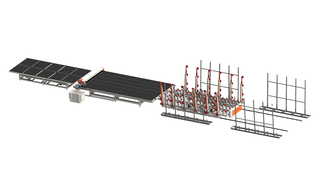 XR-CNC-4228 High-Precision Intelligent Multi-Work Base Station Glass Cutting Connection